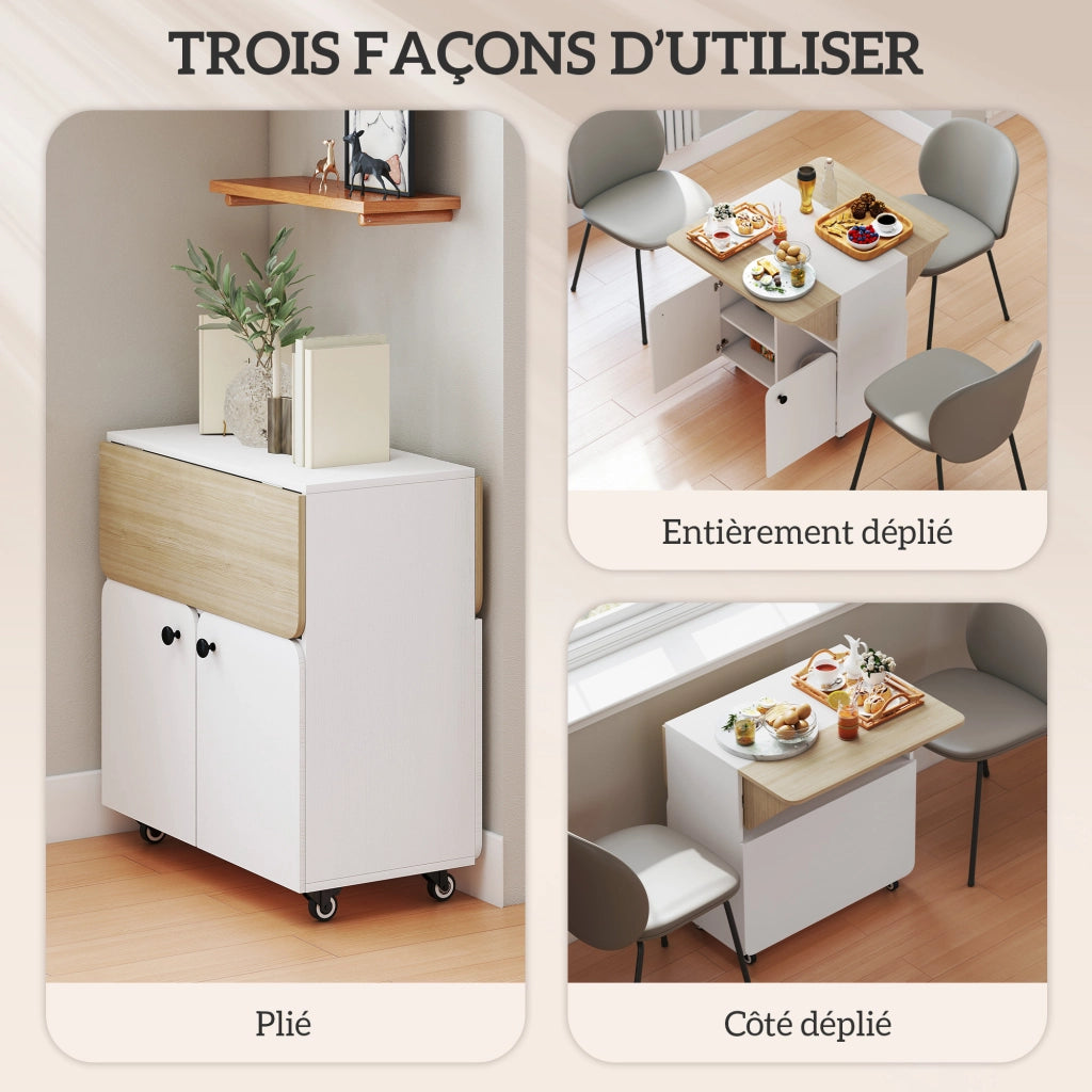 Tavolo da pranzo pieghevole ¨C Minimal ¨C bianco 70x83x75 cm
