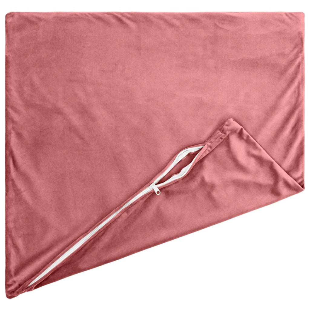 Cuscino con cuscino HEERLEN 2 pz Rosa Velluto 924505