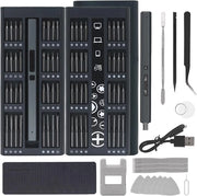 Mini Schroevendraaier Precisie 82-in-1 Oplaadbaar con 64 Bit Magnetici per Riparazioni