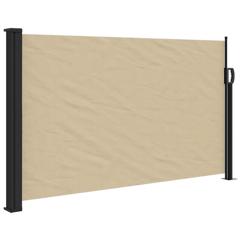 Tenda da Sole Laterale Retrattile Beige 120x500 cm 4004405