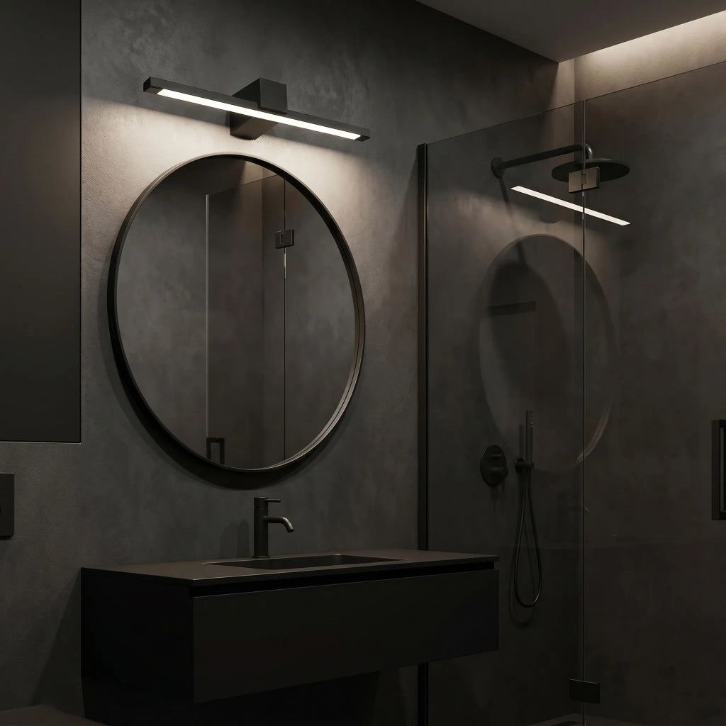 Applique Da Bagno Led Swe050-1w 60 Cm Black
