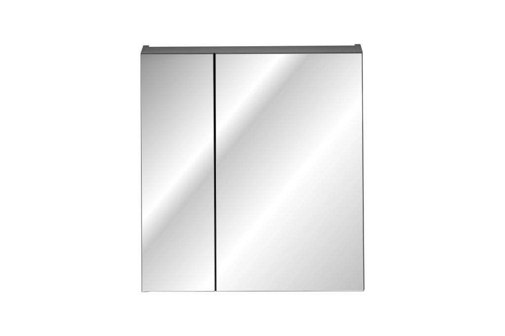 Mobile con specchio 60 cm 2 ante Santa Fe Black 60 x 65 x 17 cm