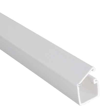 CANALINA PASSACAVI AUTOADESIVA 10x10 mm - barra 2 mt