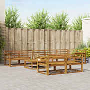 Set di divani da esterno 9 pcs Naturale 3367777