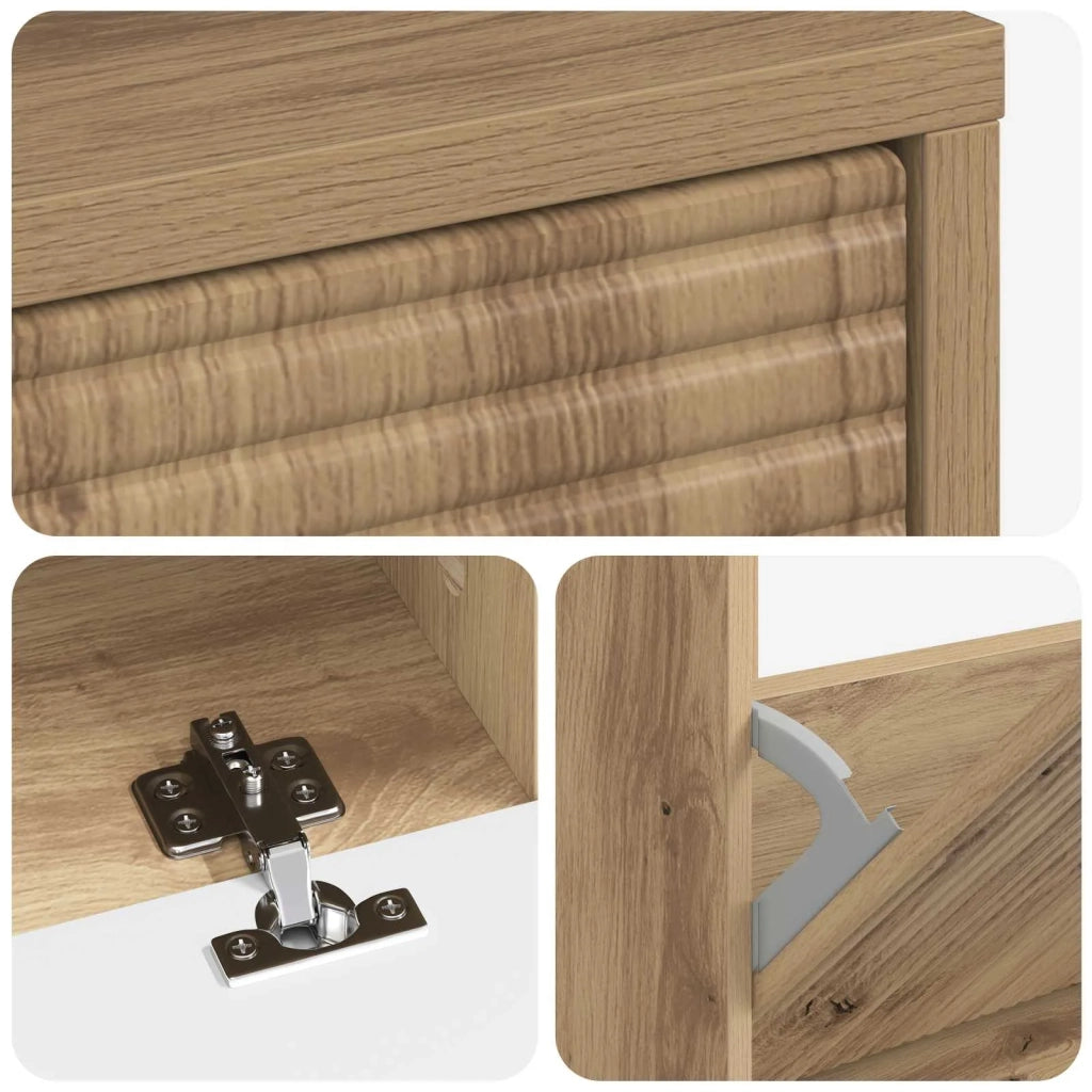 Mobile per scarpe HAARLEM 78 x 24 x 103 cm Legno ingegnerizzato 896884