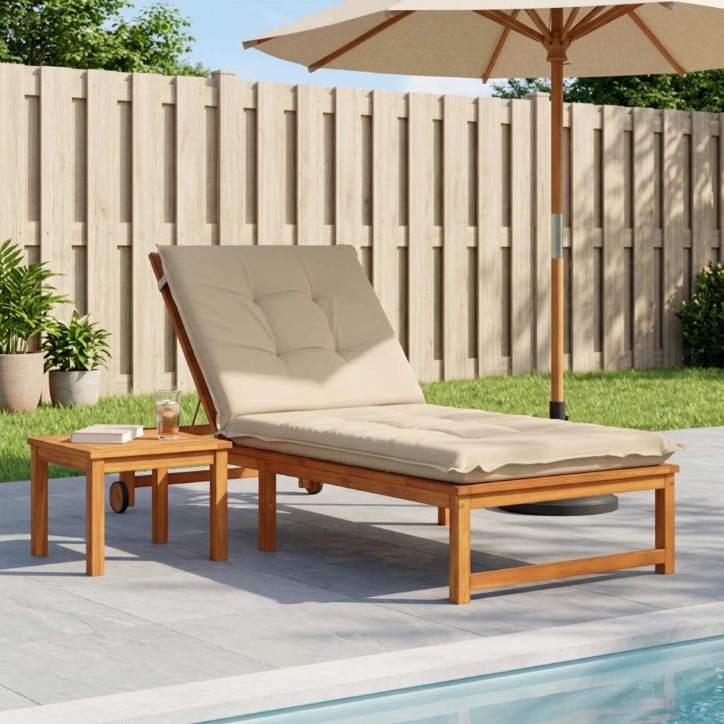 Cuscino per Lettino GEMERT 100% Poliestere Crema 947467