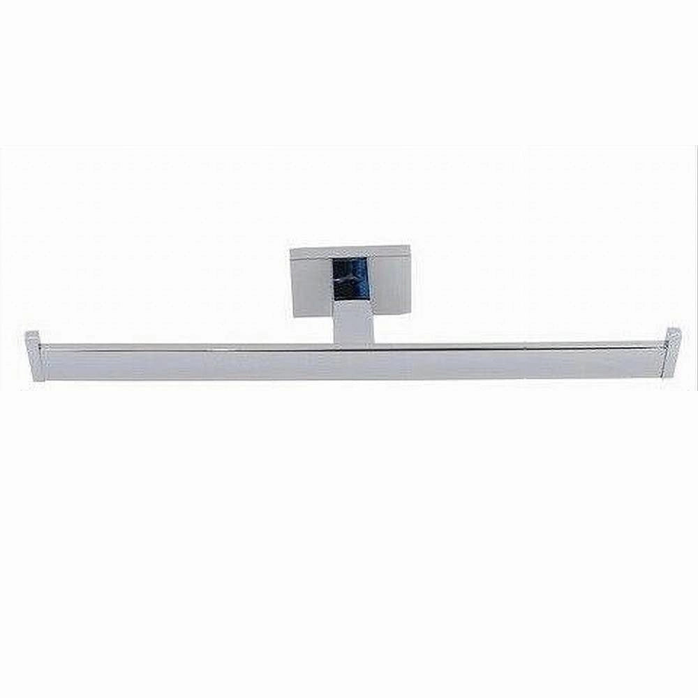 Trade Shop - Porta Rotolo Rotoli Doppio Carta Igienica Fissaggio Parete Per Bagno Cubo 87219 -