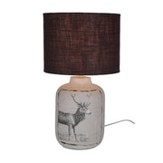 Lampada da tavolo Candellux Walia bianca ceramica 40 cm