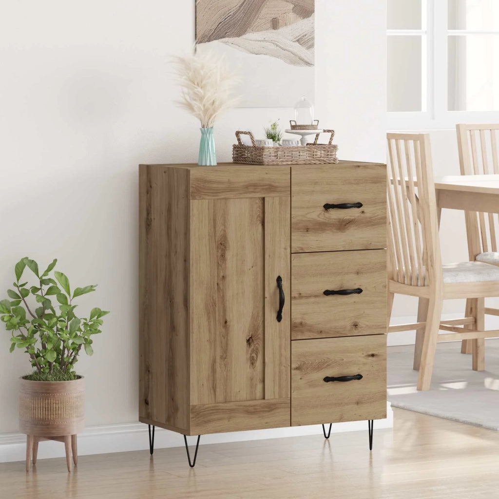 Credenza con cassetto Rovere Artigianale 69,5 x 34 x 90 cm