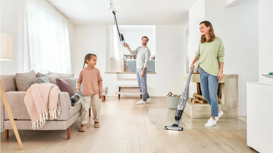 Bosch Serie 4 BBH3K2801 aspirapolvere senza filo Argento Senza sacchetto