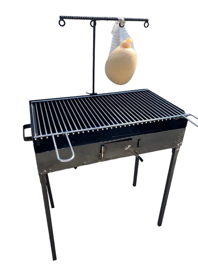 BARBECUE FERRO PER PROVOLA CACIOCAVALL FUSO GRIGLIA REGISTRABILE SU DUE LIVELLI