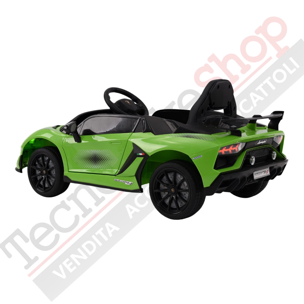 Tecnobike Shop - Auto Elettrica Per Bambini Lamborghini Svj Small 12V-Verde