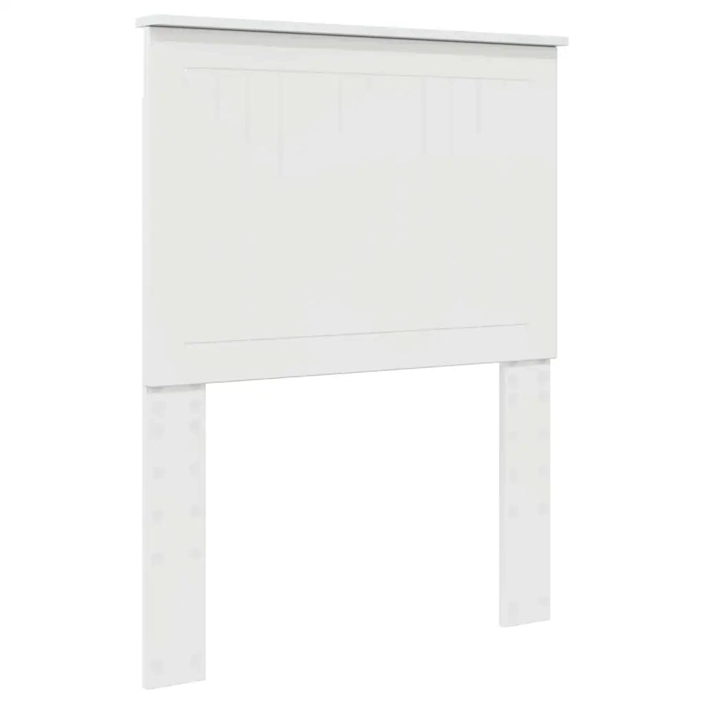 Testiera-Testata-Testiera Decorativa Bianco Lucido 75 cm Legno multistrato 979073