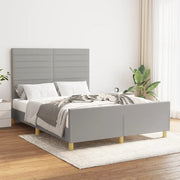 Giroletto senza Materasso Grigio Chiaro 140x200 cm Tessuto 3125138