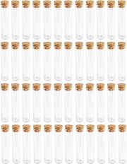 Set di flaconi in vetro di alta qualità 10 cm - Pacchetto da 48 - Regalo di nozze per ospiti.