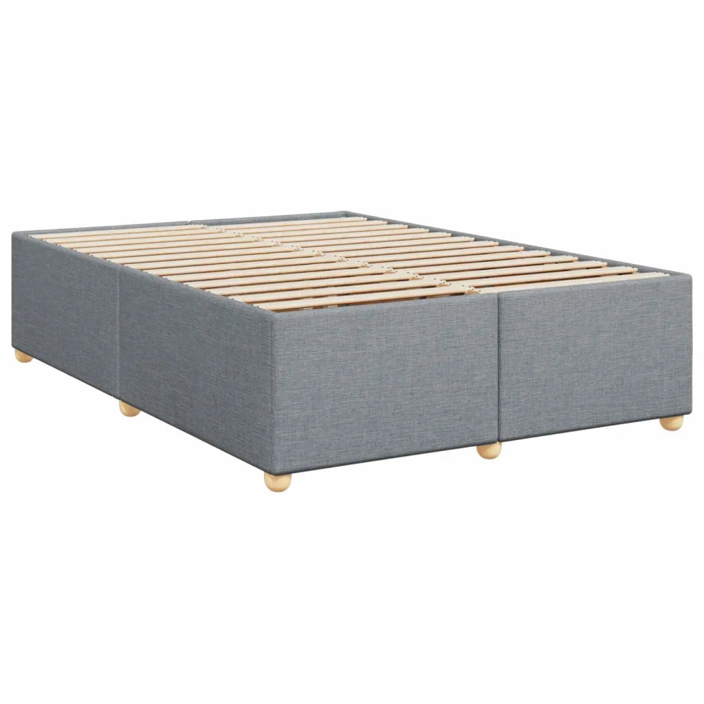 Letto box spring con materasso Grigio Chiaro 160 x 200 cm 3455392