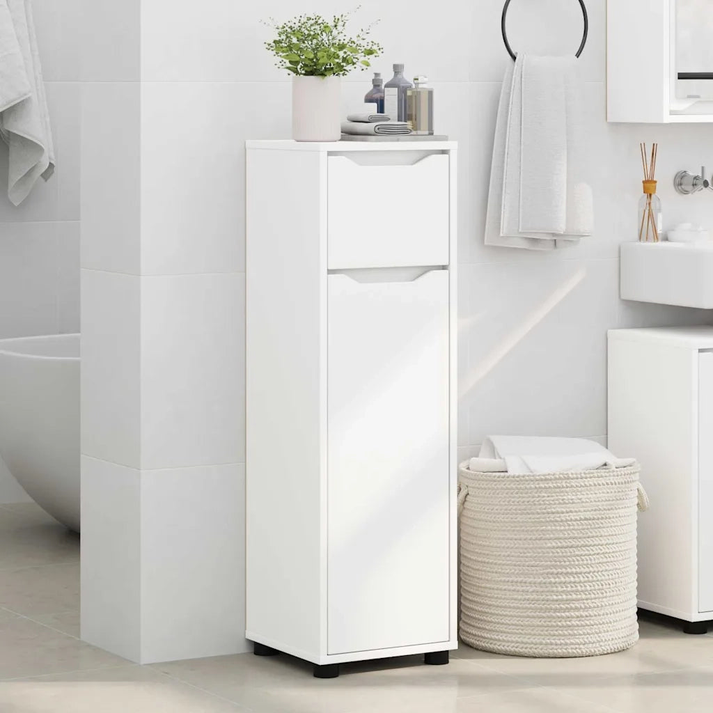 Mobile da Bagno Bianco 30,5 x 30 x 101 cm Legno multistrato