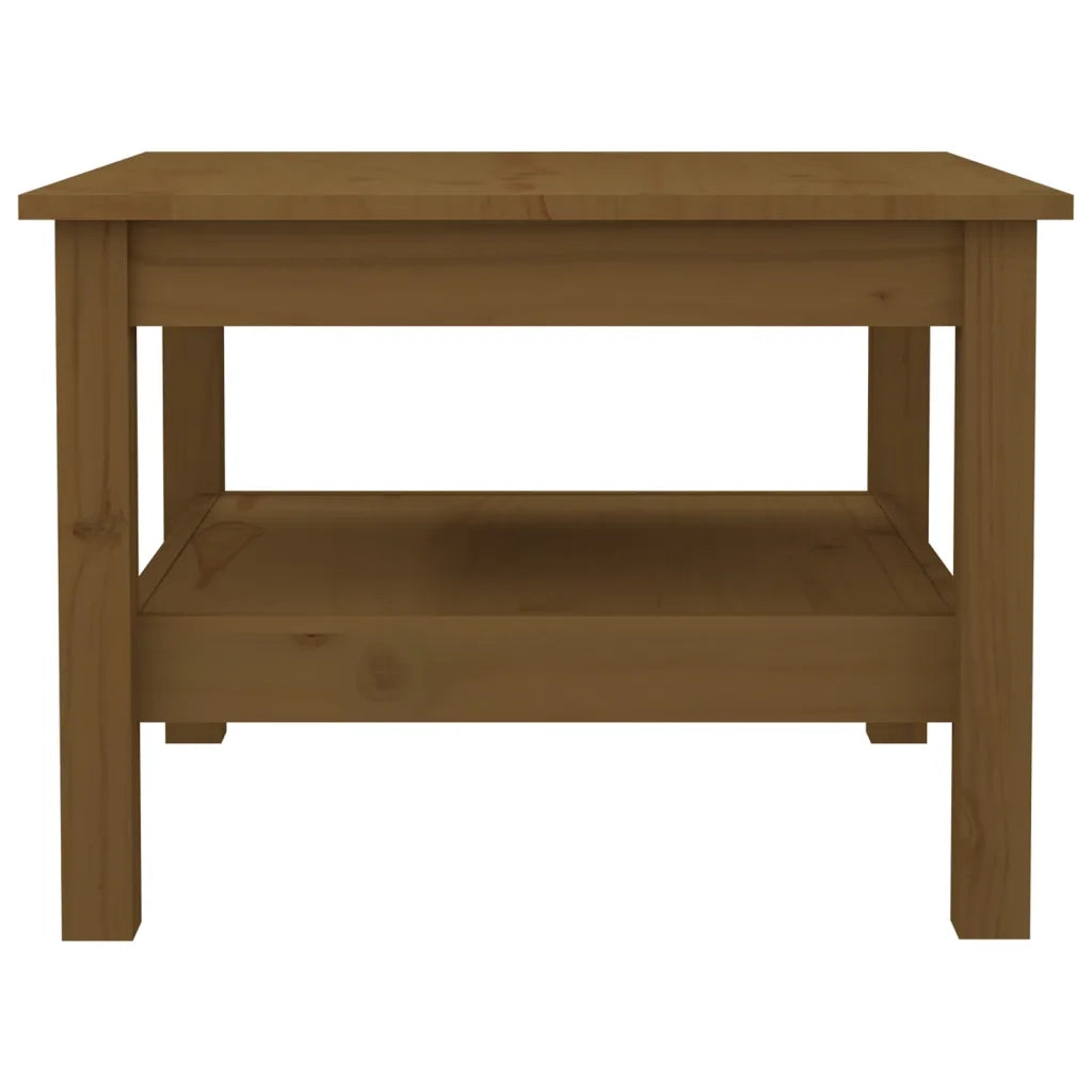 Tavolino da salotto | Tavolino da caff¨¨ | Tavolino da Soggiorno ambra 55x55x40 cm Legno Massello di Pino