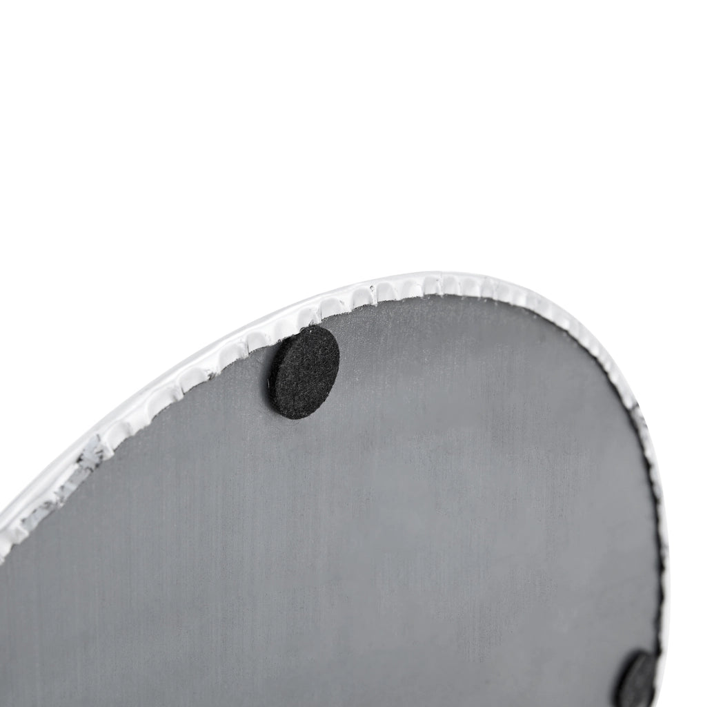 Tavolo rotondo 60x73;7 cm blu in MDF e metallo; base stabile