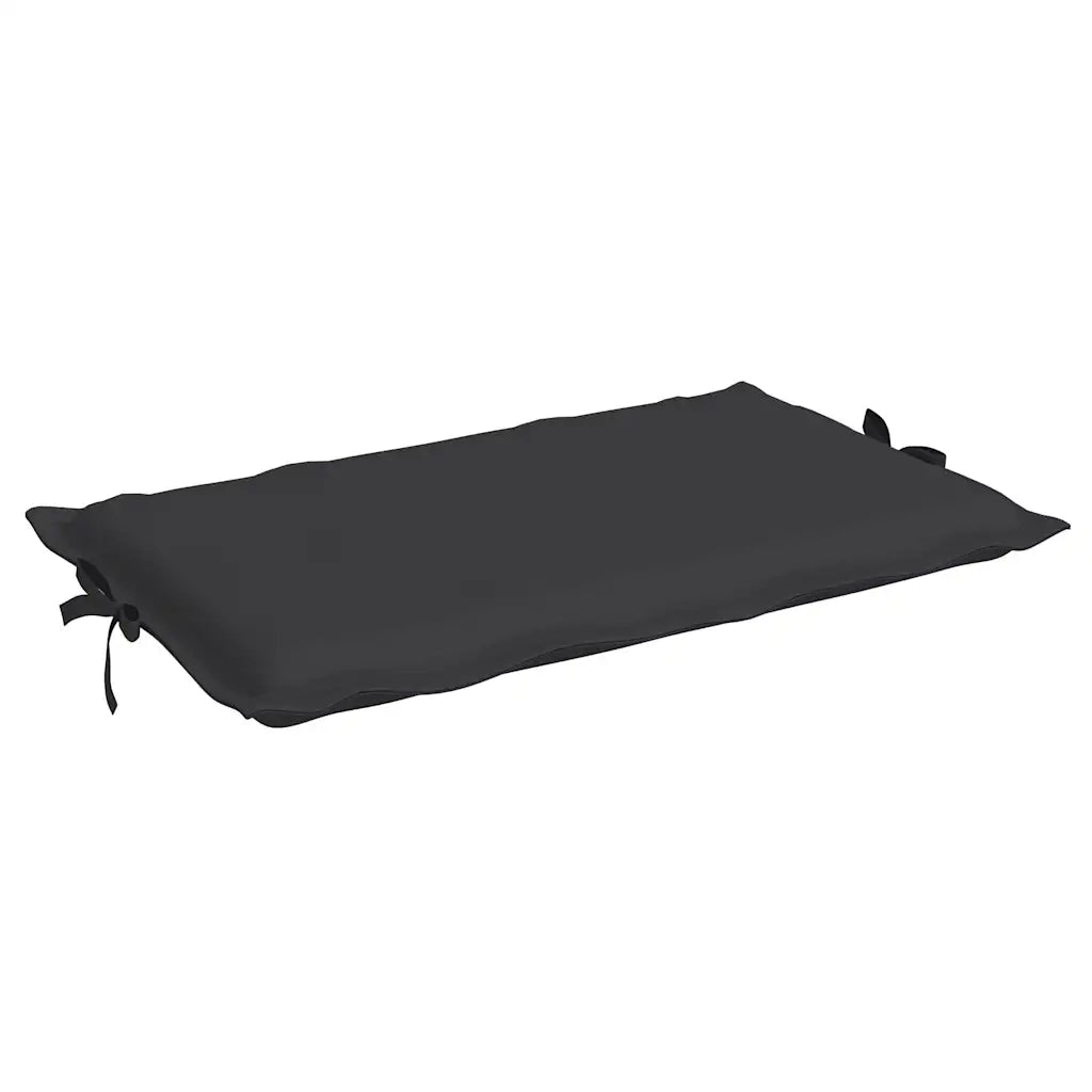Cuscino per Lettino Nero 186x58x4 cm in Tessuto Oxford 314165