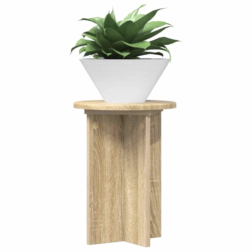 Supporto per piante 2 pz Rovere Sonoma Ø29,5 x 40 cm 899737
