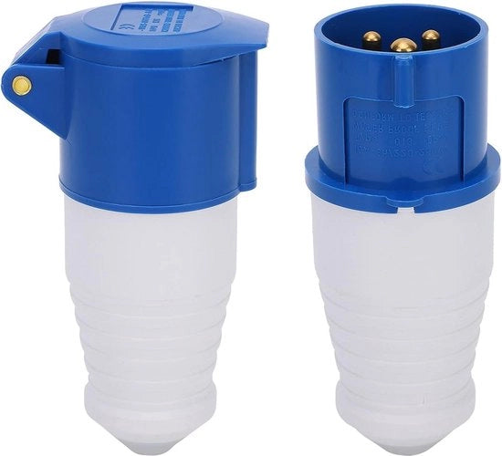 Stekker Industriale 3-pini 1-fase Connessione Esplosiva Resistente all'Acqua 16 A 3-poli 220-250 V