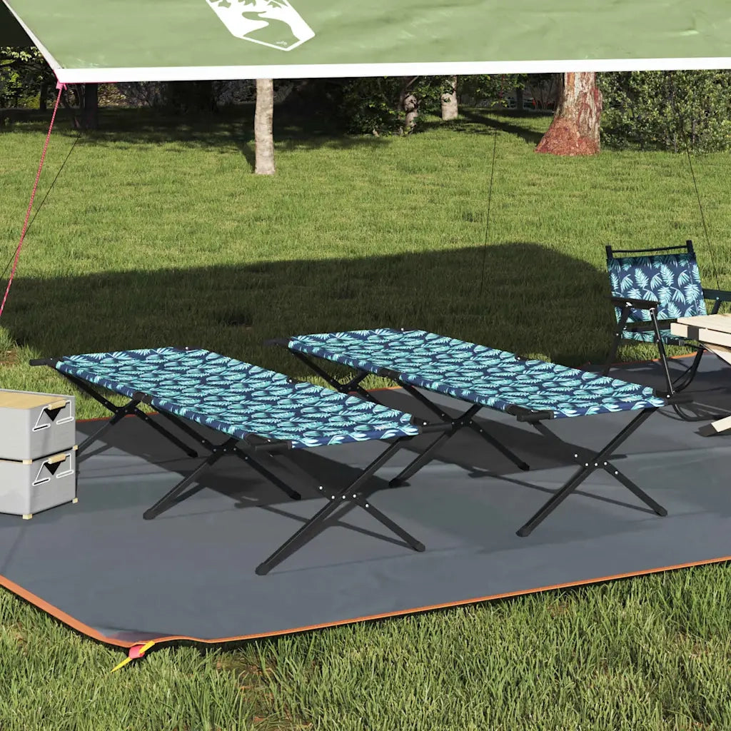 Letto da campeggio pieghevole 2 pz Foresta 210 x 80 x 46 cm CFW5843353