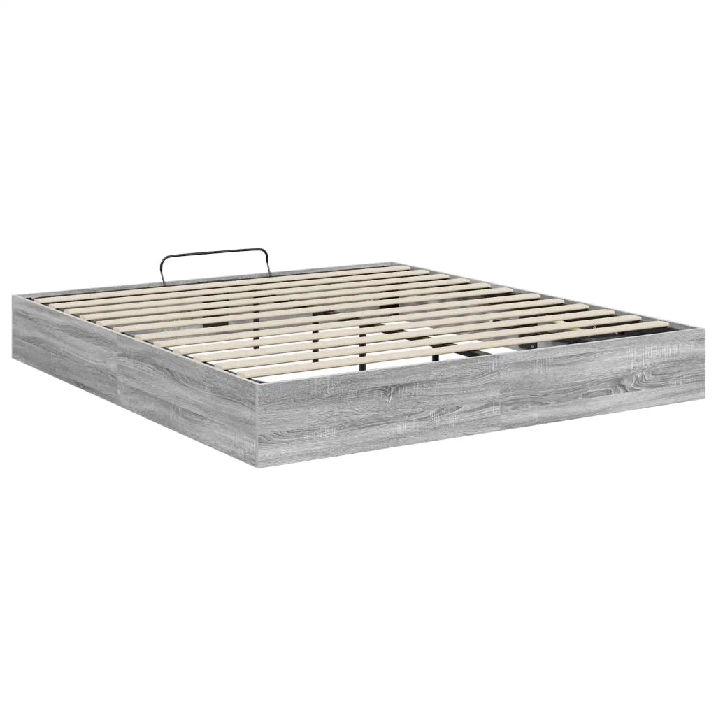 Letto ottomano Sonoma grigia 203 x 180 x 25 cm 3409210
