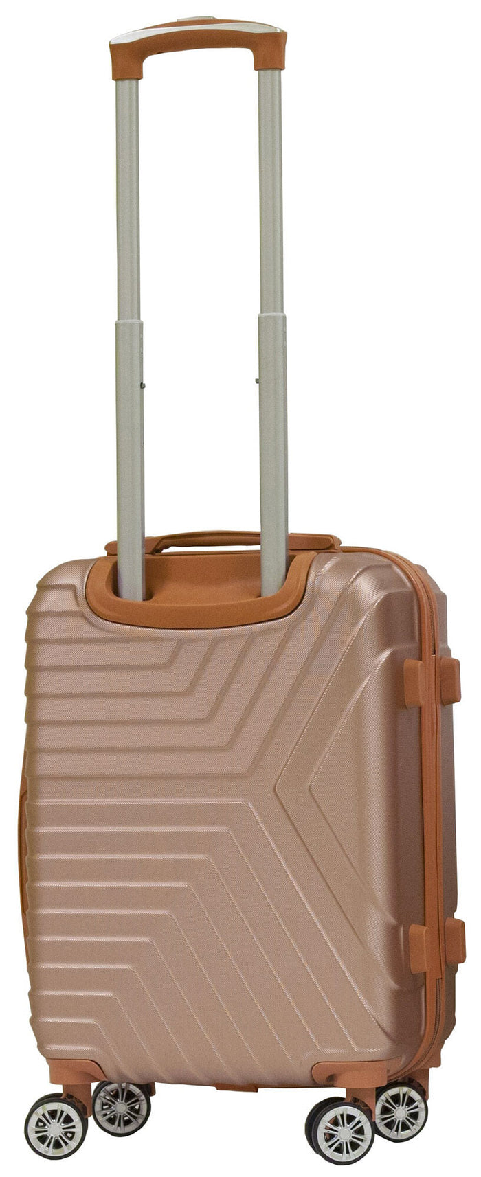 Set 3 Valigie Trolley Rigide in ABS 4 Ruote TSA Ravizzoni Calipso Golden Rose