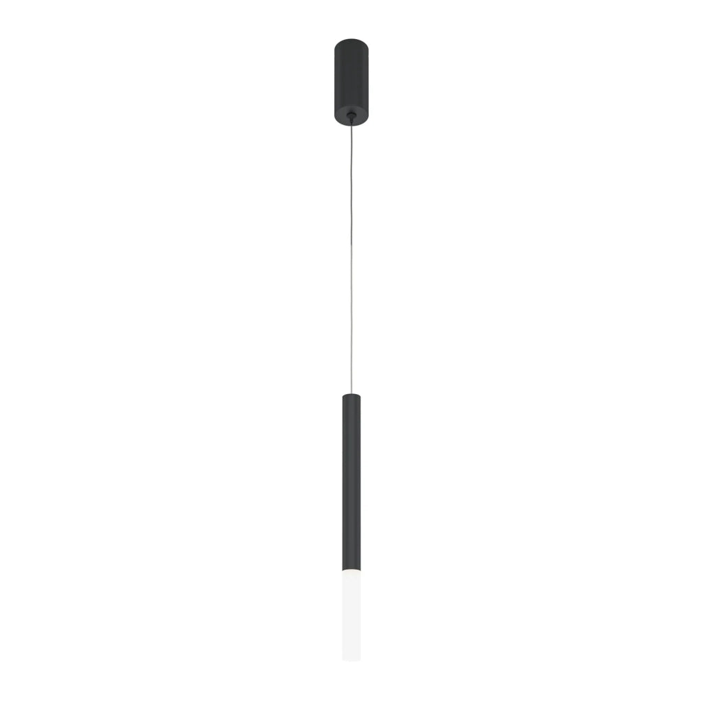 Maytoni Lampadario moderno Pro Shade 1 luce LED integrato nero alluminio