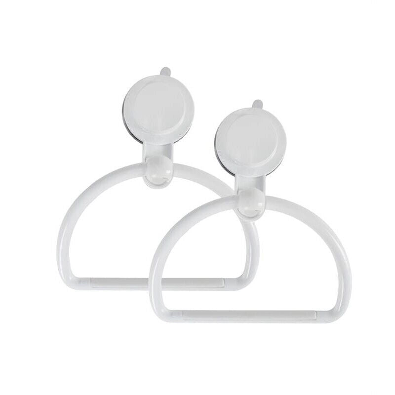 KIT SET 2PZ MAURY'S STRONG ANELLO PORTA ASCIUGAMANI A VENTOSA PER BAGNO