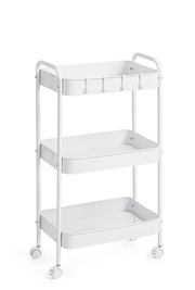 CARRELLO 3P LEIKY RETT BIANCO 41X77H - BIZZOTTO