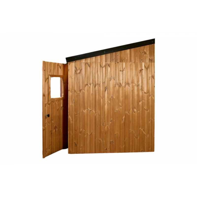 Casetta da giardino in legno 186x232 cm con fotovoltaico 1kW – Pareti 19 mm – 2 pannelli fotovoltaici – LB1923.02TH Foresta
