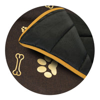 AIO FACTORY 80x60 cm Tappetino per cuccia per cani impermeabile Golden Bones