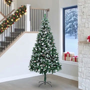 Albero di Natale artificiale con 300 LED Verde 240 cm