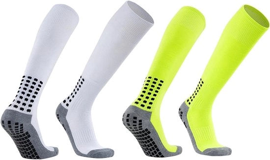 Calzini da Calcio Bambino Unisex Calzini con Cinturino - Stile Lungo - Calzini da Allenamento per 6-14 Anni - Calcio Corsa Sport
