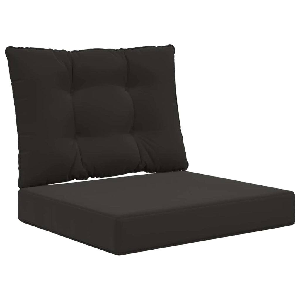 Cuscino per divano da esterno 2 pcs Nero Poliestere 900785