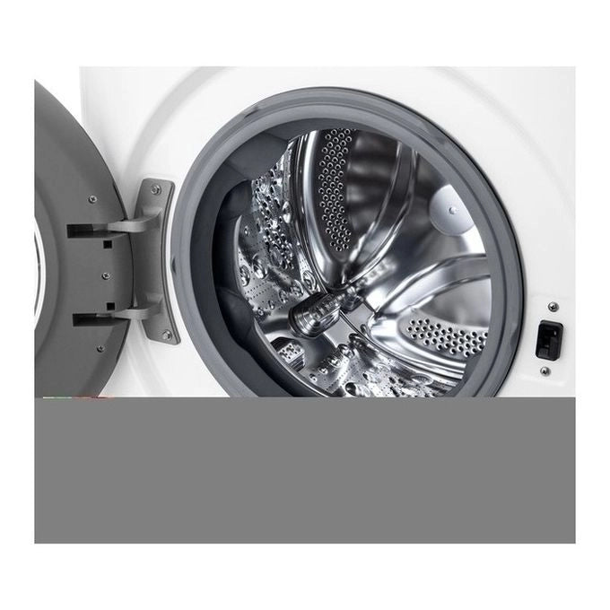 LG D2R3S08NSWW Lavasciuga slim 8/5kg AI DD, Classe E, 1200 giri, AI Wash, Vapore