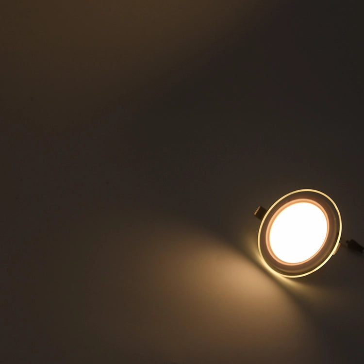 PANNELLO LED 9W TONDO BIANCO DA INCASSO SLIM VETRO PER CONTROSOFFITTI CCT CON 3 TEMPERATURE DI COLORE