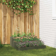Vaso da giardino Verde oliva 90 x 90 x 35 cm 865837