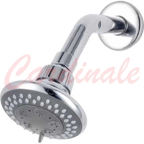 BRACCIO DOCCIA ALPINO CON SOFFIONE 3 GETTI ABS CROMO 1/2 IDEAL STAR