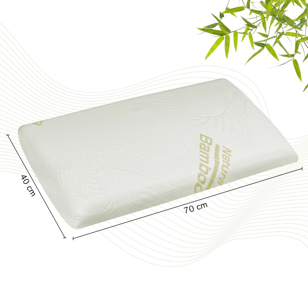 Coppia Guanciali In Vero Memory Foam Cuscino Saponetta Fodera Bambù Guanciale Saponetta Made In Italy Cuscino Letto Antiacaro