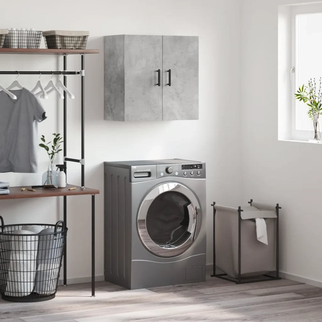 Mobile a Parete Grigio Cemento 60x31x60 cm in Legno Multistratocod mxl 82078
