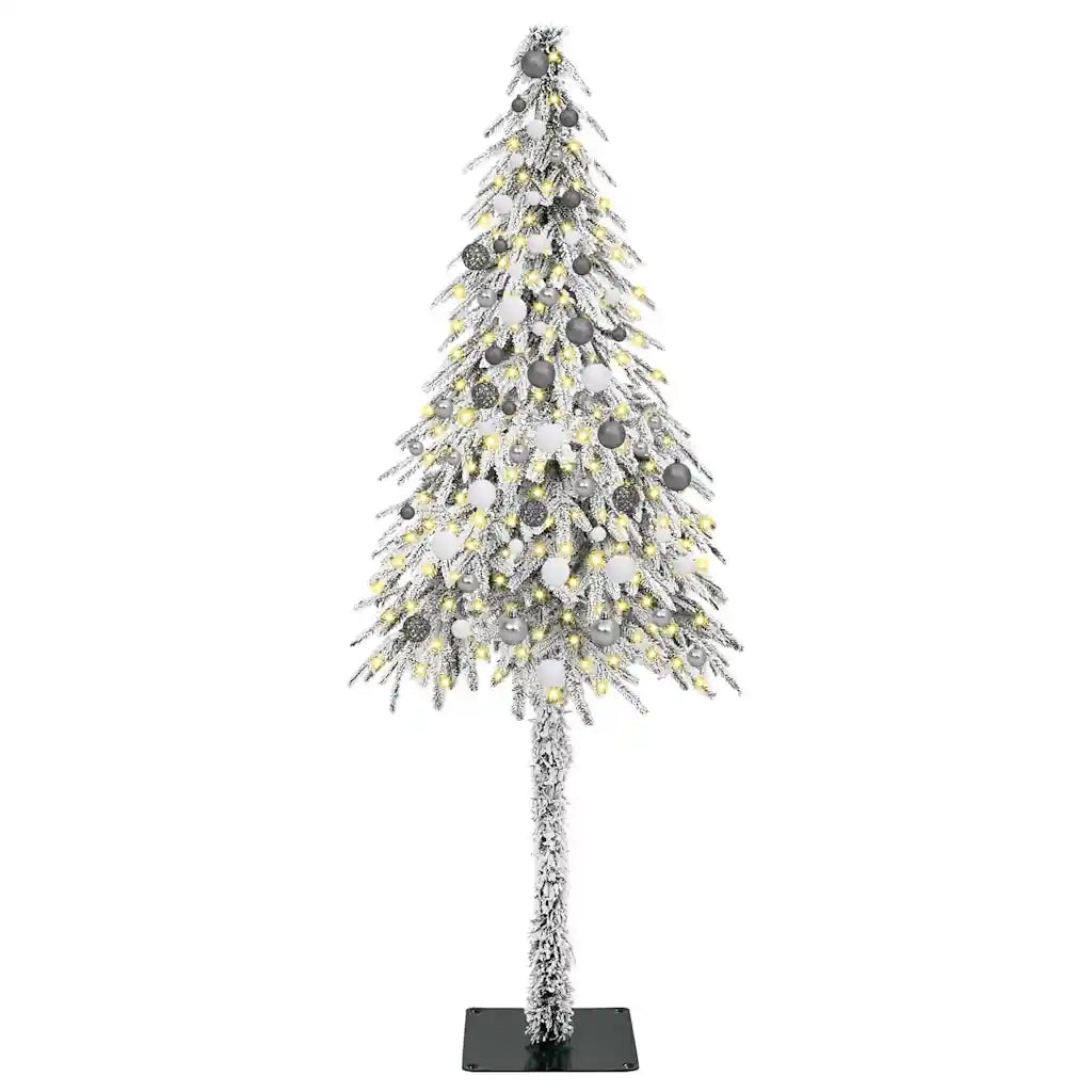 Albero di Natale con 300 LED Bianco 210 cm PE e Acciaio 3396241