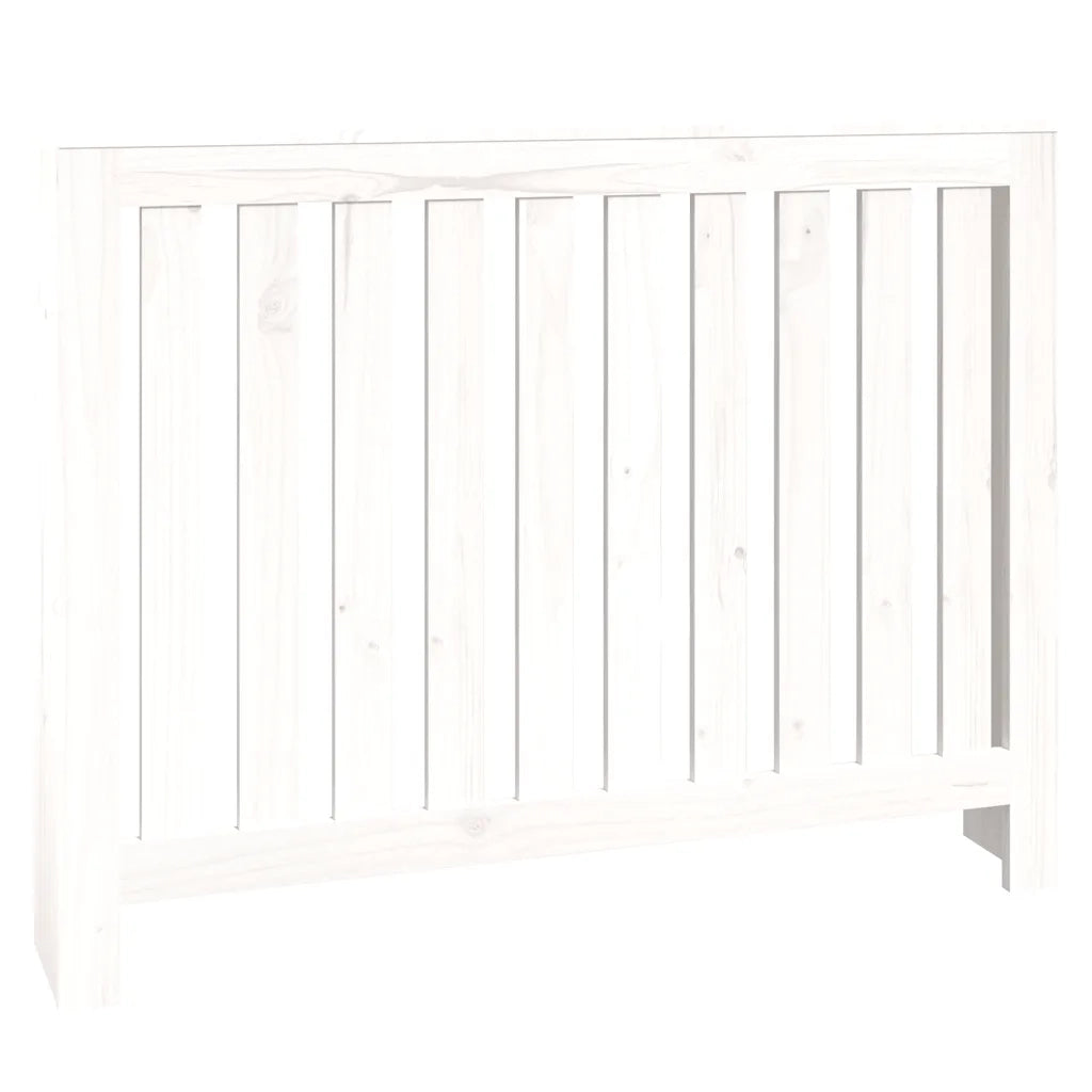 Copertura Termosifone Bianca 108,5x19x84 cm Legno Massello Pino cod mxl 76966