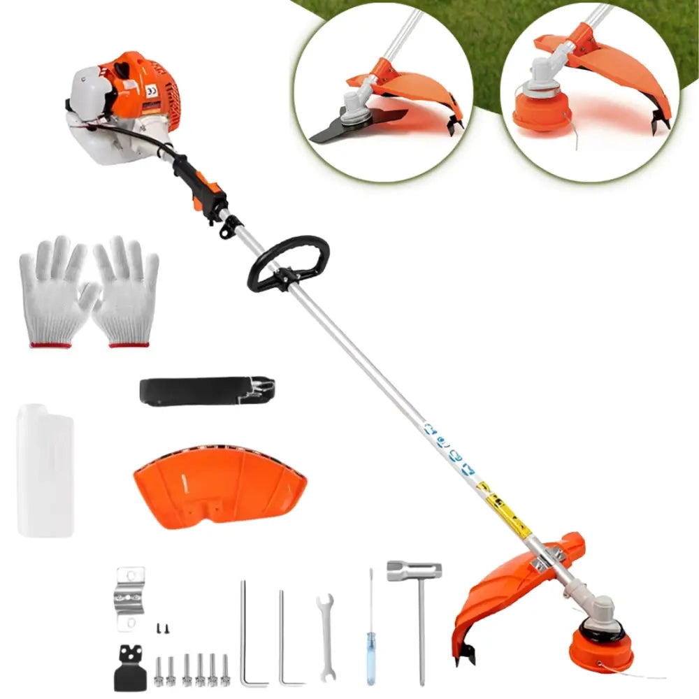 Decespugliatore a Scoppio 52cc, Tagliasiepi Professionale 2 in 1