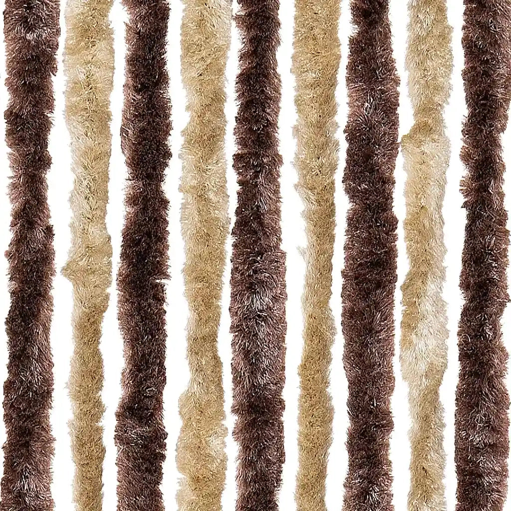Zanzariera Beige e Marrone Chiaro 56x200cm Ciniglia CFW1216565