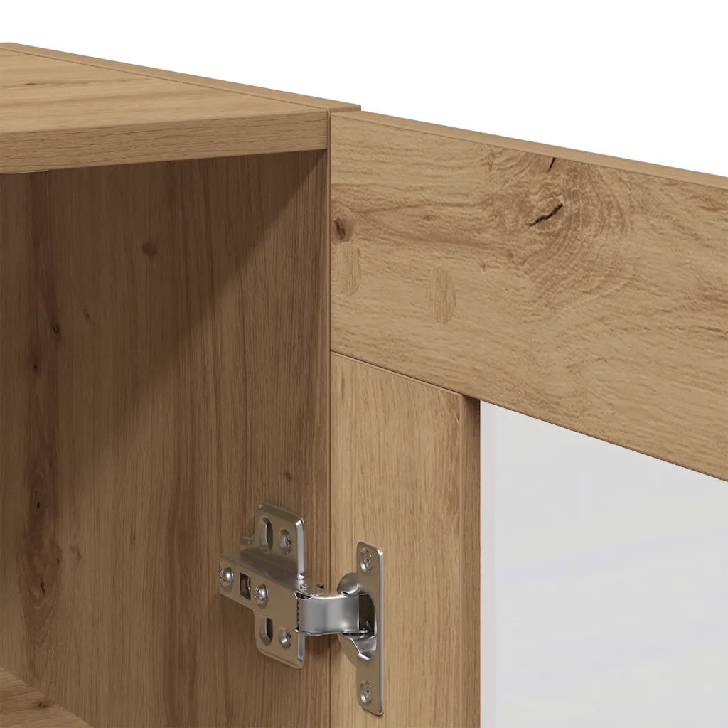 Mobile a Parete Rovere Artigianale 69,5x34x90 cm