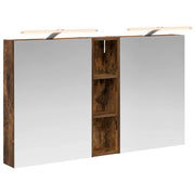Set di Armadi da Bagno | Armadio da bagno con lo scaffale 3 pz 120 x 14,5 x 70 cm