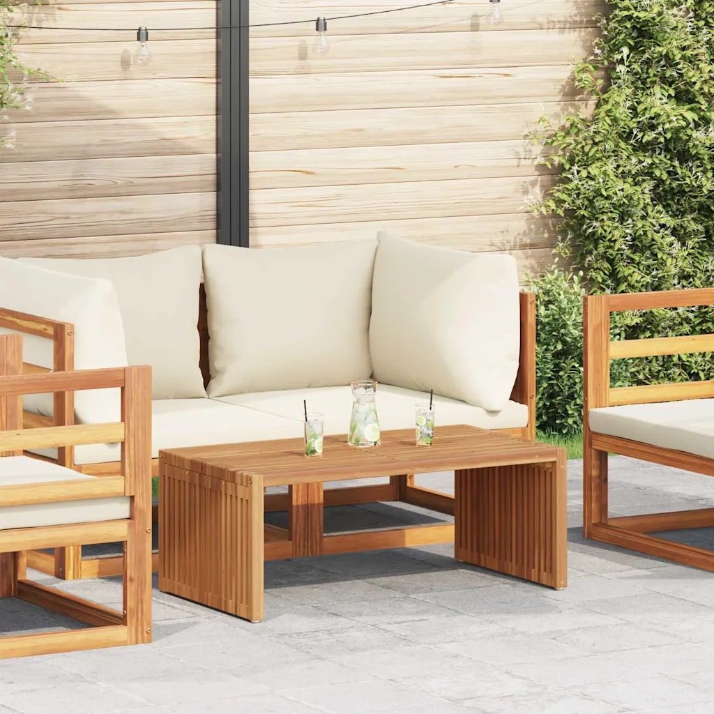 Tavolo Laterale da Giardino Marrone 90 x 50 x 36 cm 42006355
